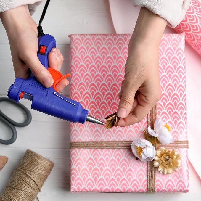 uxcell 30pcs 7mm x 100mm Mini Hot Glue Sticks