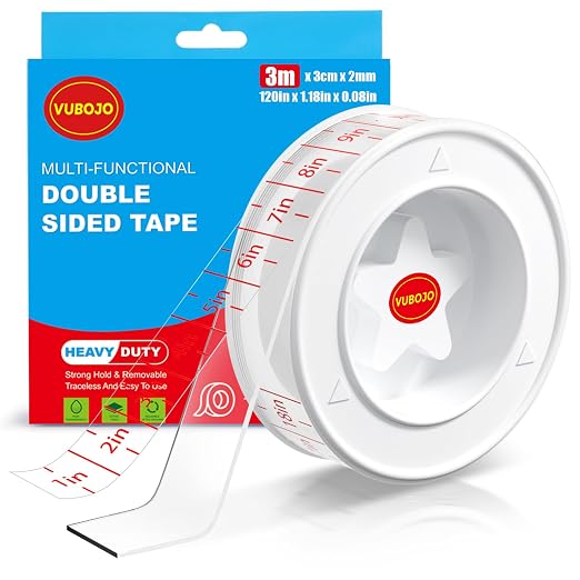 VUBOJO Nano Double Sided Mounting Tape