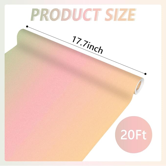 Qyeahkj Boho Bulletin Board Paper Roll Pink Bulletin Board Background Paper