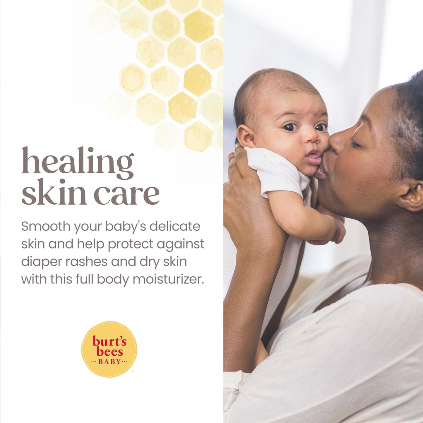 Burt's Bees Baby 100% Natural Multipurpose Ointment, Face & Body Baby Ointment – 7.5 Ounce Tub