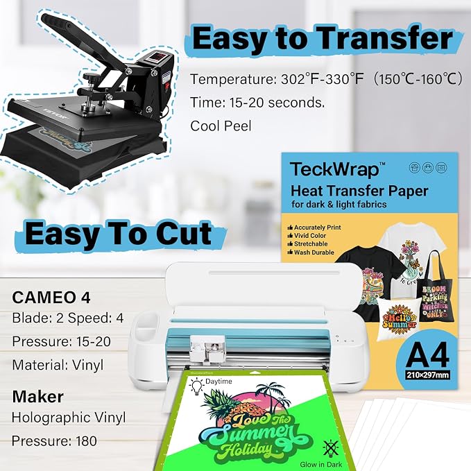 TECKWRAP Printable Heat Transfer Paper