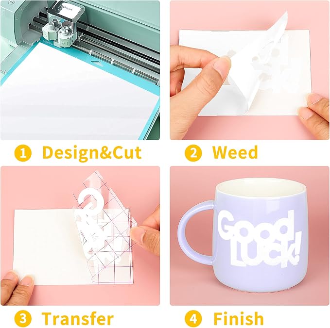 Glossy White Permanent Adhesive Vinyl Roll