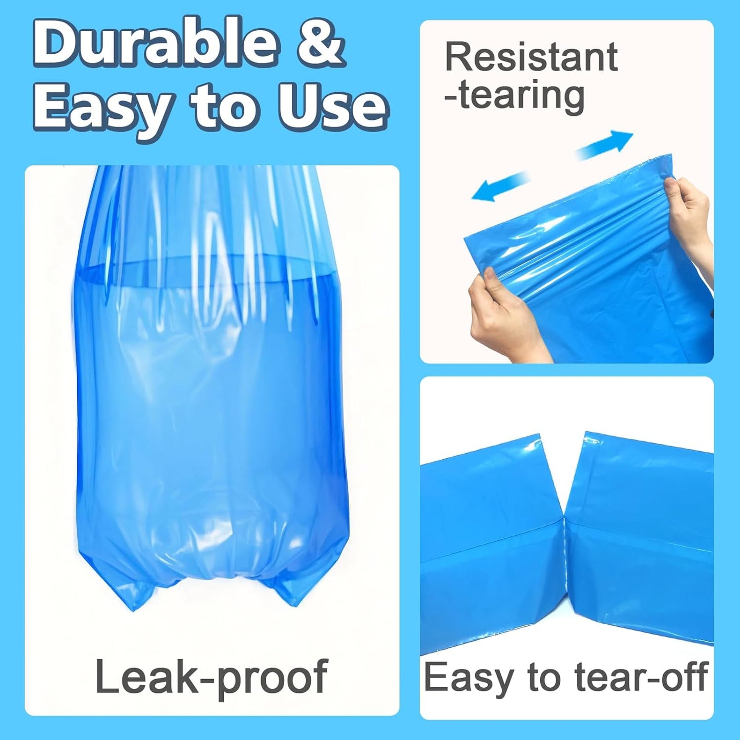 Refill Bags Compatible with Genie Easy Roll Signature Diaper Pail and Platinum Diaper Pail, Scented 60 Bags Hold up to 2800 Newborn Diapers, Upgraded Extra Thickness Powerful Odor Control