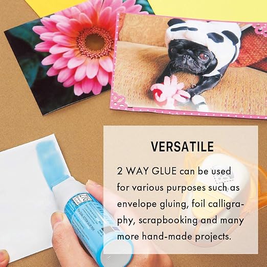 Kuretake Zig 2 Way Glue Stick Pen, Board Tip, 15mm Tip, AP-Certified, Made in