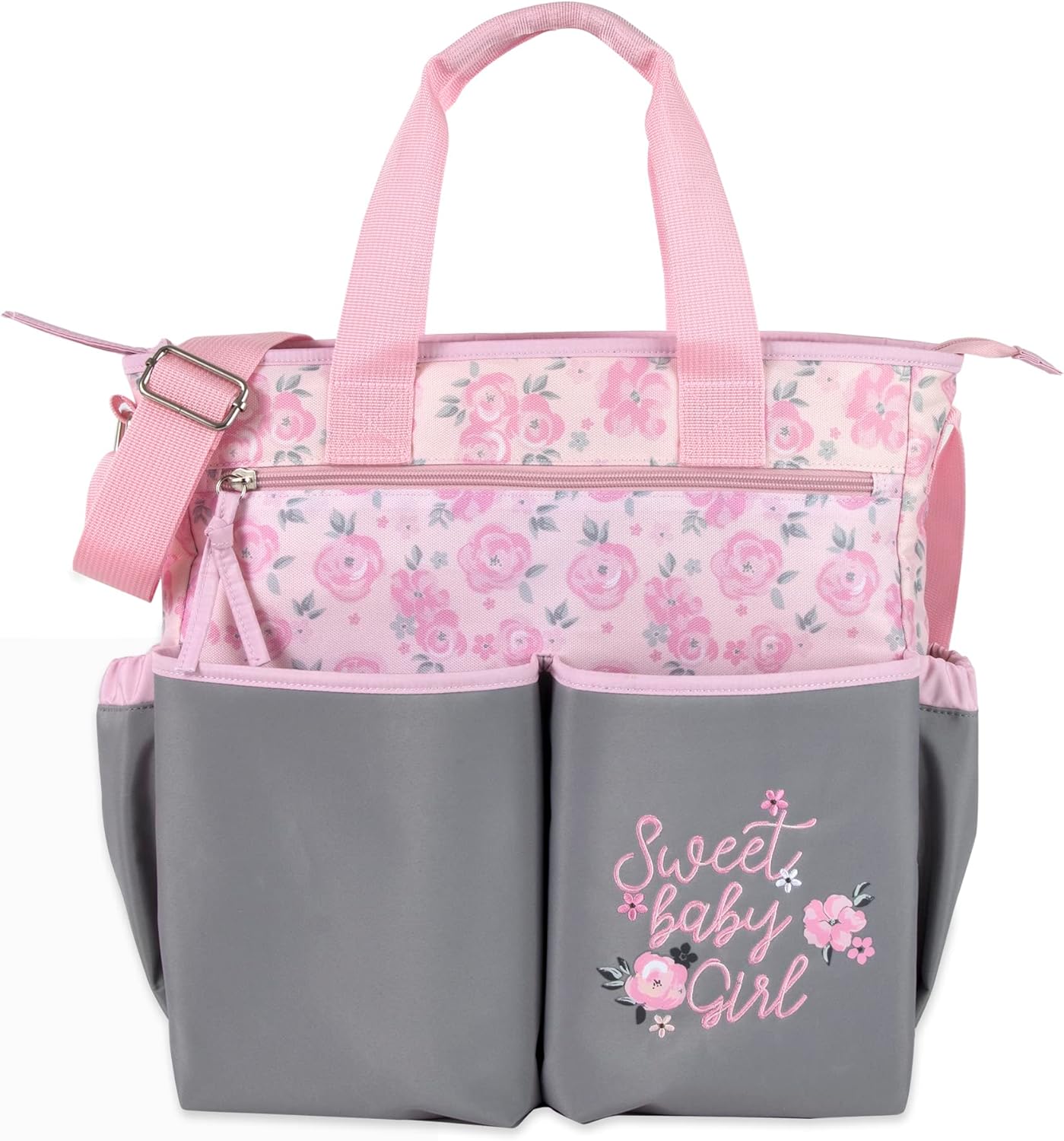 Crossbody Dinosaur Diaper Bag Tote with Changing Station for Baby Boy, 3 Piece Diaper Bag Set