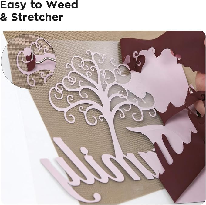 Dysania Brown Heat Transfer Vinyl, 10 Pack 12 x 12in Brown HTV Vinyl | Iron on