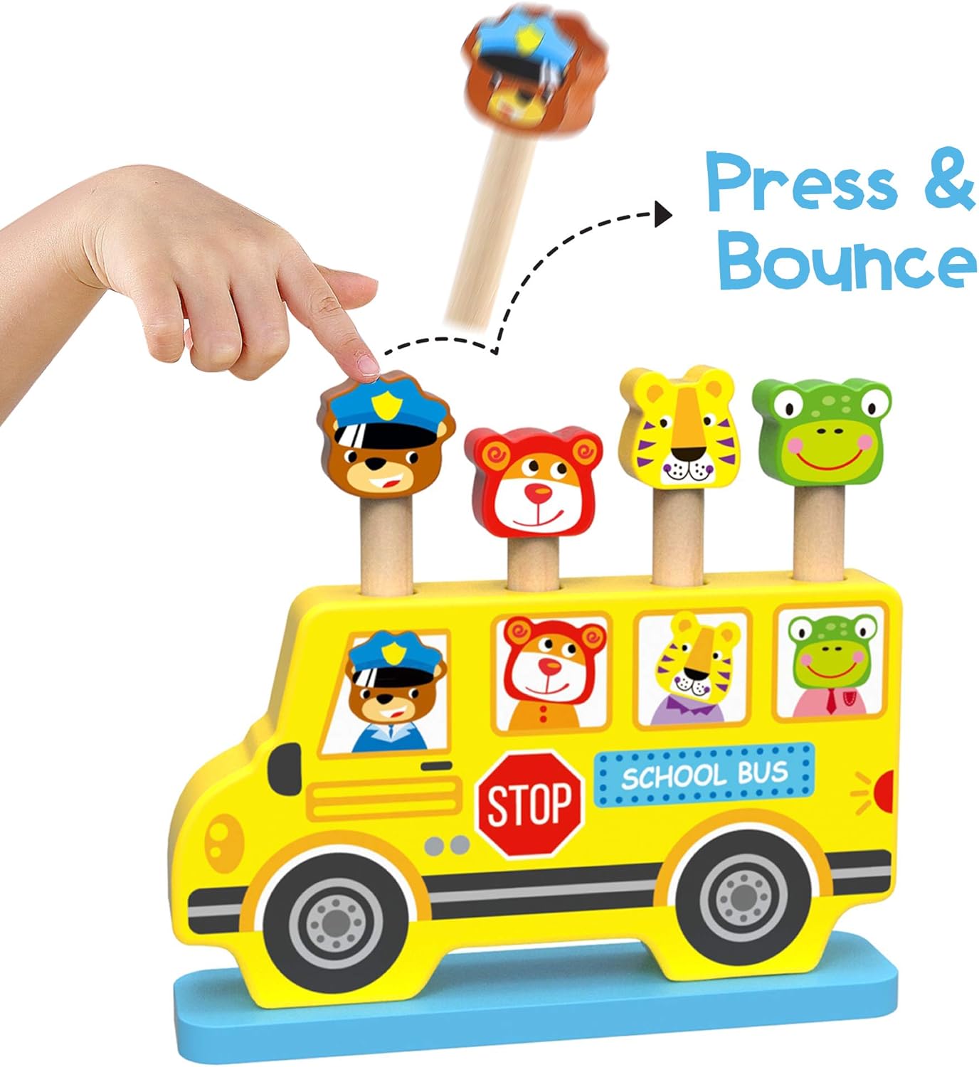 Montessori Toys for 1 Year Old Boy and Girl - Preschool Learning Activities - Develops Fine Motor Skills - Montessori Toys for Toddlers - Great Birthday Gift for 1 Year Old Boy Gifts and Girls