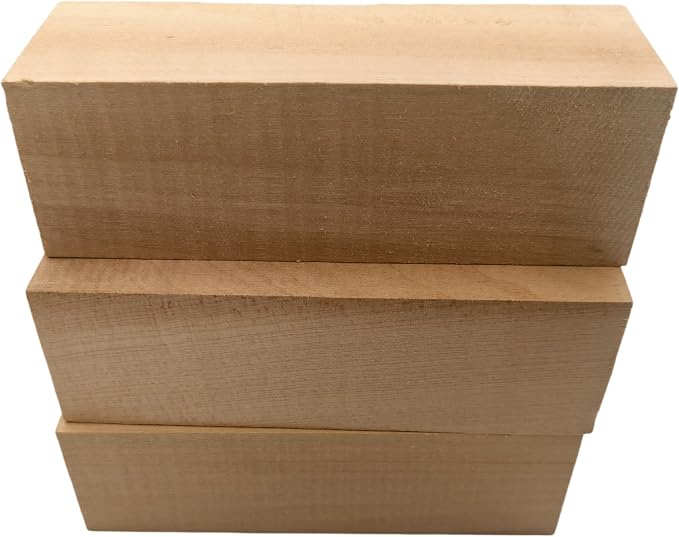 5PCS Basswood Carving Blocks, Whittling Wood Carving Kit, Unfinished Wooden