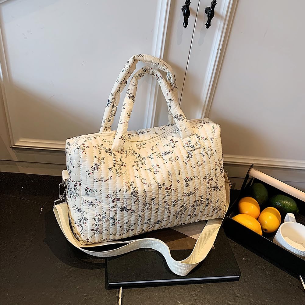 Floral Baby Diaper Bag Tote Mommy Bag Cute Cotton Diaper Bags Crossbody Baby Bags for Girl Pañaleras Para Beb