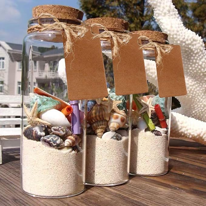 OurWarm 48PCS 25ml Clear Glass Bottles