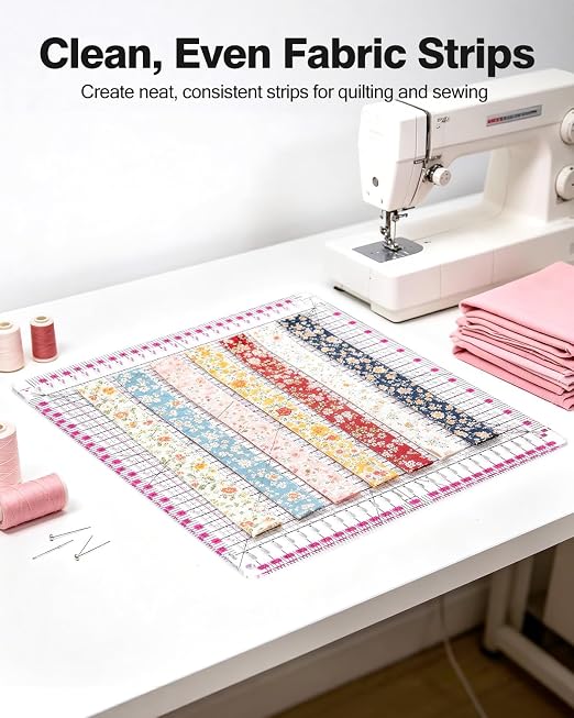 Quilting Rulers 12.5" x 12.5", Slotted Quilting Ruler