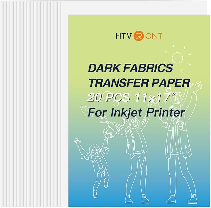 HTVRONT Heat Transfer Paper for Dark T Shirts