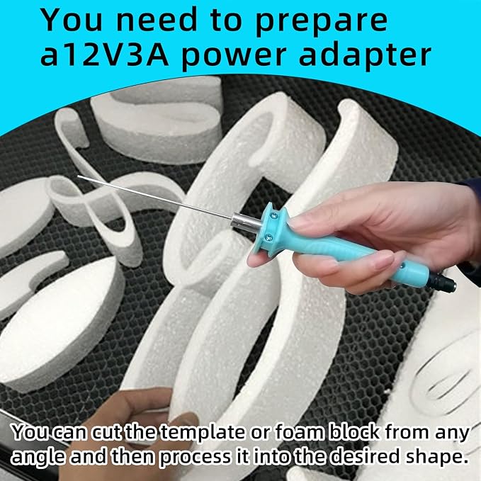 Hot Wire Pen, Electric Hot Wire Cutter Pen 25cm, Styrofoam Cutting Hot Pen Hot