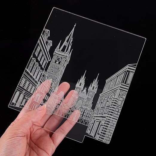 18-Pack Semi-Transparent Acrylic Sheets