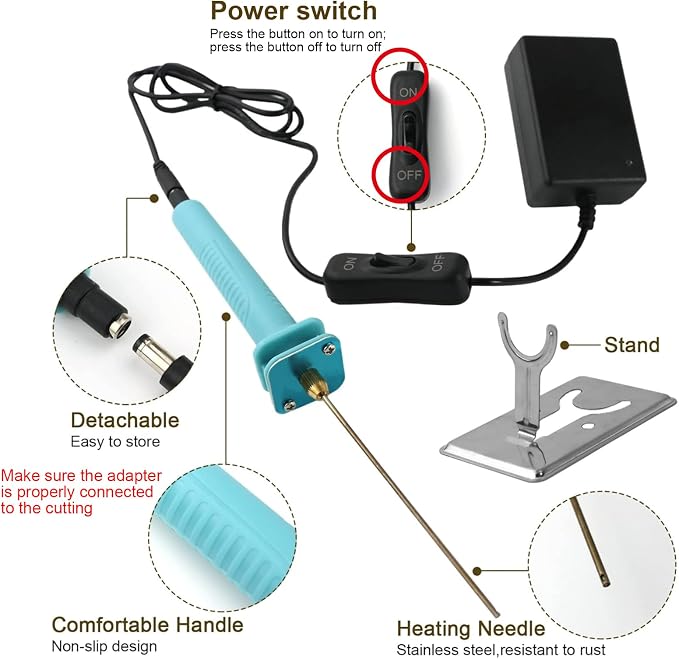 Foam Cutter Electric Hot Wire Cutter Pen 10CM Foam Board Cutting