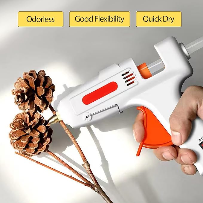 SHJADE Hot Glue Gun Sticks | Mini Size 4" Long x 0.27" Diameter Clear Hot Melt