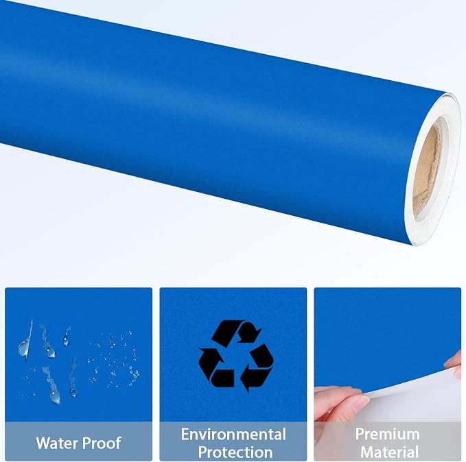 Qyeahkj 17.7in x 20ft Bulletin Board Paper Roll Bulletin Board Background Paper