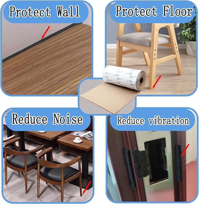 Cuttable Felt Furniture Pads