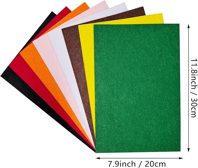 Jtnohx Stiff Felt, 2mm Thick Felt Sheets