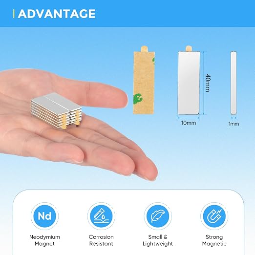 UTOMAG 12 Pcs Rectangular Neodymium Magnets
