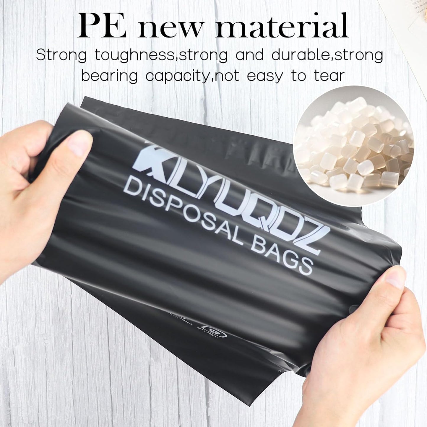 Adult Diaper Disposal Plastic Bags for Adult Catheter Bags Disposal,Self-Adhesive Strips to Seal in Odours,Waterproof and Leak-Proof,Suitable for Elderly Nappy Care at Home and Travel (200)