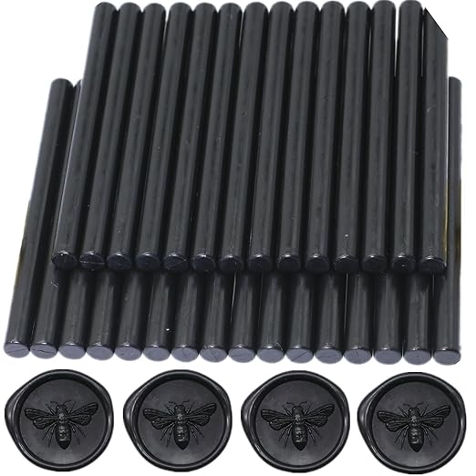 Black Wax Seal Sticks, Mini Wax Gun Sticks Suit