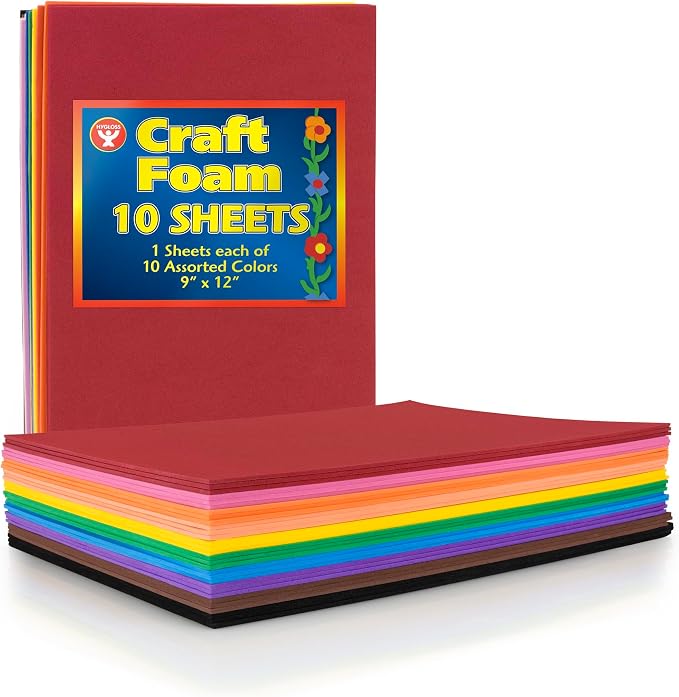 Hygloss Craft Foam Sheets
