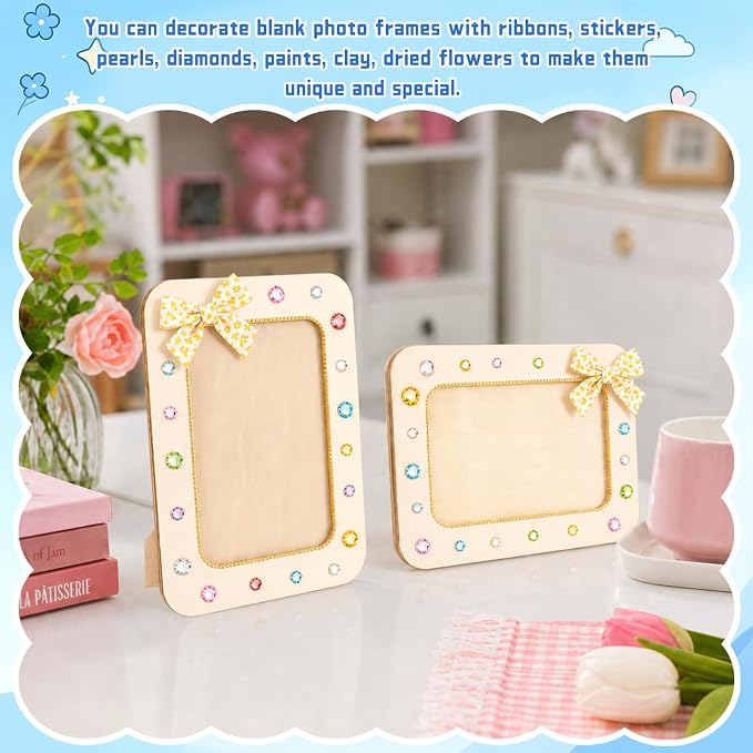 VOKOY 55 Pack Wooden Picture Frames