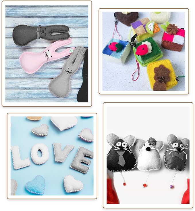 12 Pcs Felt Sheets