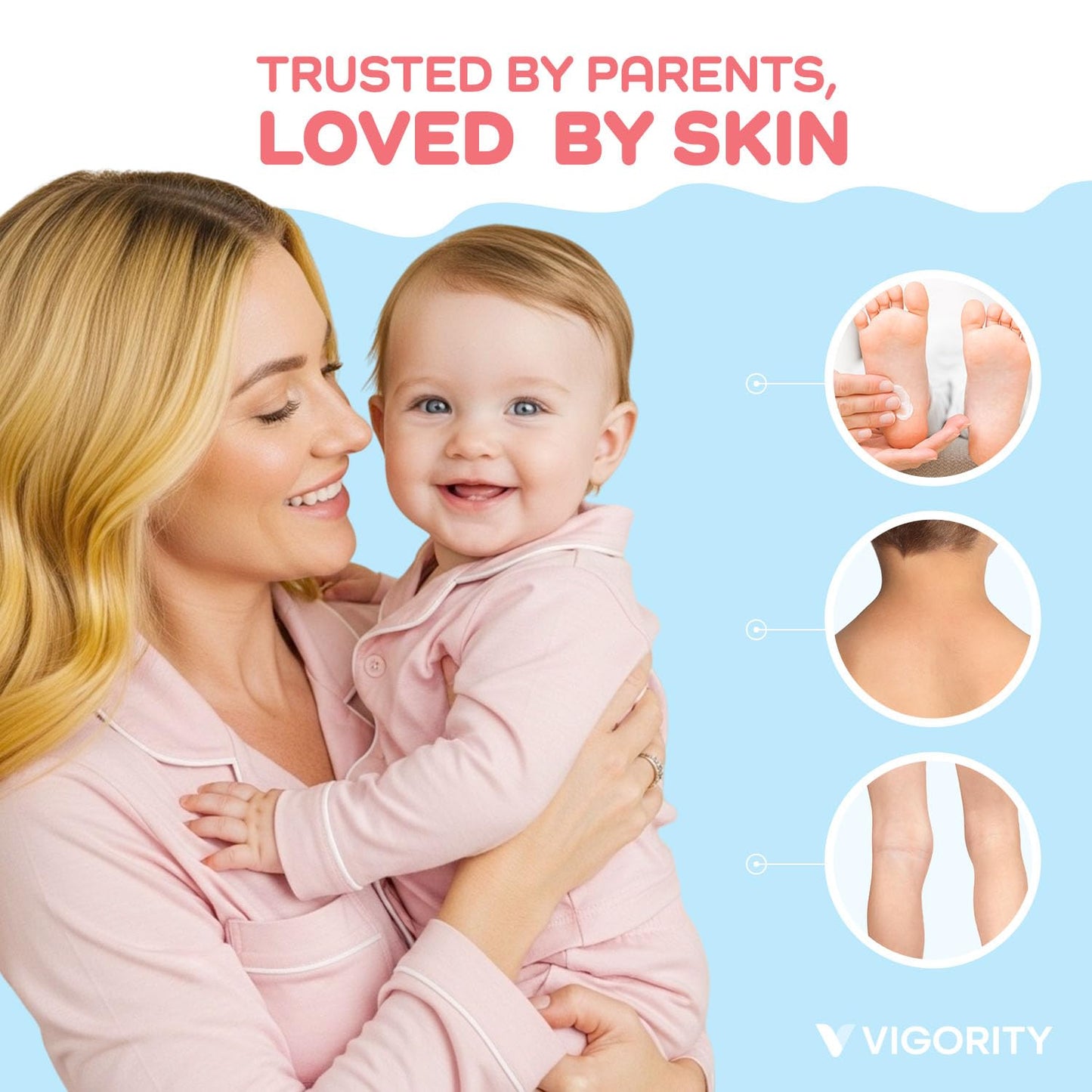 Magnesium Lotion for Kids & Babies Sleep – Unscented Bedtime Body Cream with Natural Ingredients for Sensitive Skin – Topical Magnesium, Multi Vitamins Moisturizer for Relaxation, Soothing Relief