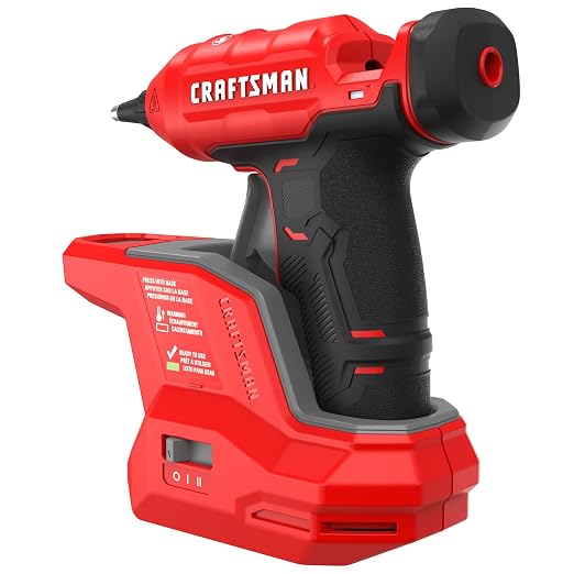 CRAFTSMAN V20 Mini Cordless Hot Glue Gun and Sticks Set