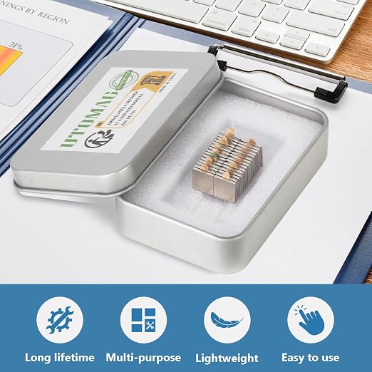 UTOMAG 30 Pcs Rectangular Neodymium Magnets