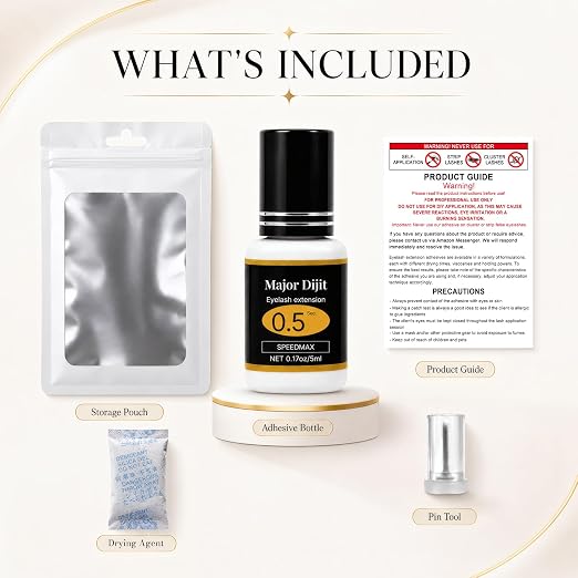 Eyelash Extension Glue 0.5 Sec Drying time | lash Extension Glue Retention 4-5