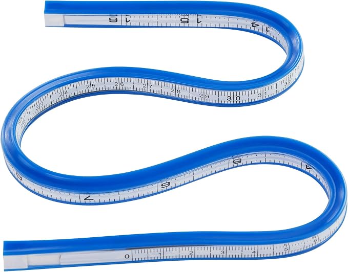 Pacific Arc Flexible Curve Graduated 16 Inch Ruler