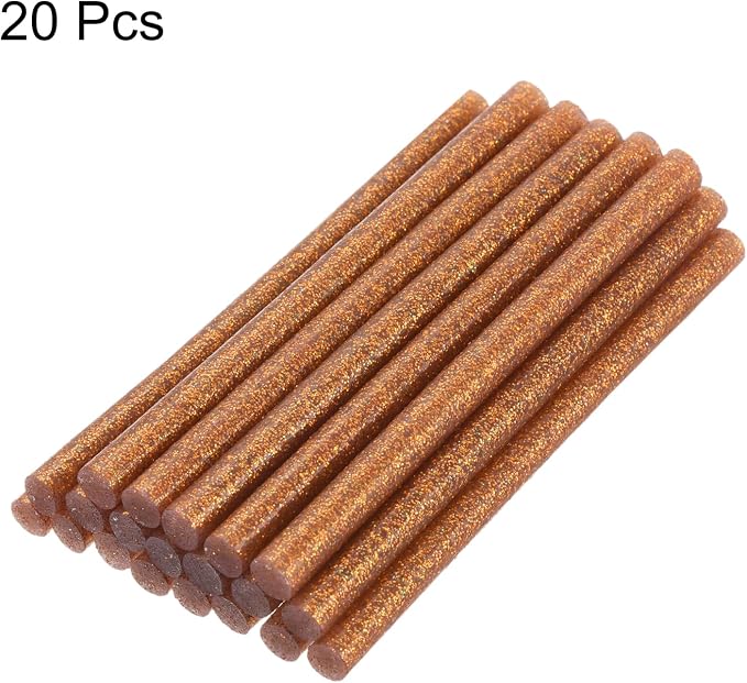 uxcell 20pcs Hot Glue Sticks for Glue Gun 7mm/0.27-inch x 8-inch Mini Hot Melt