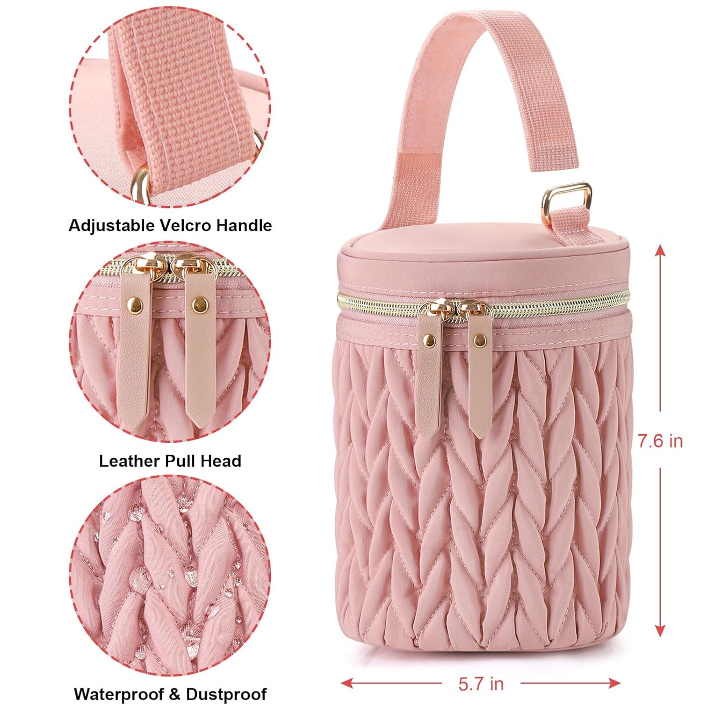Accmor Breastmilk Cooler Bag, Insulated Baby Bottle Cooler Tote Bags for Nursing Mom Daycare