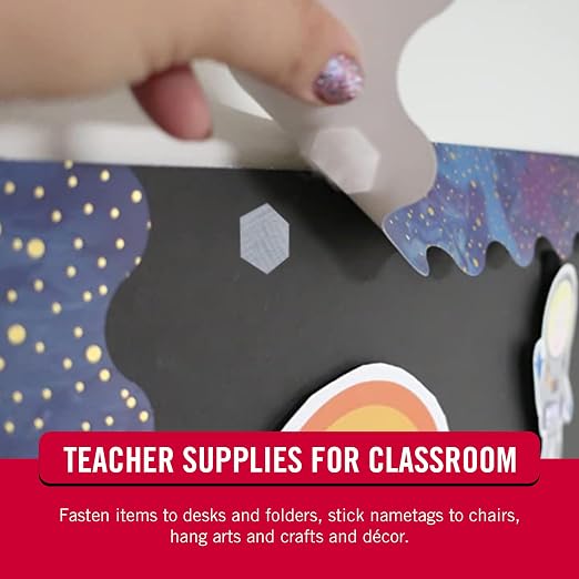 VELCRO Brand Sticky Back Hexagons, 150pk Dots
