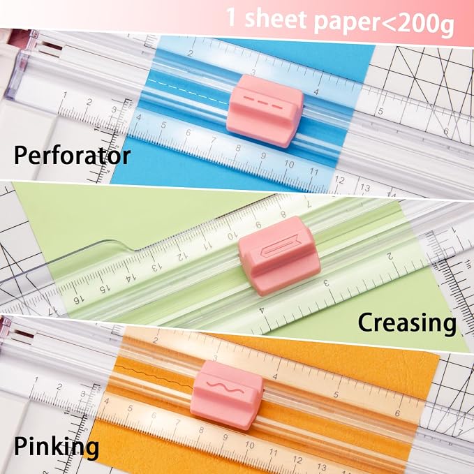Paper Cutter for Craft：Paper Trimmer, Perforator, Photo for Scrapbooking and