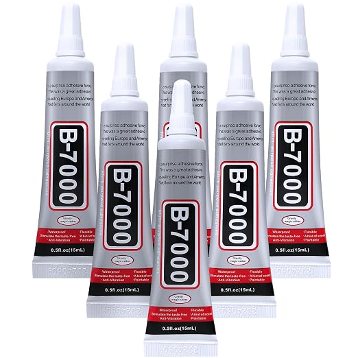 FITTDYHE 6PCS Jewelry Glue - 15ML/0.5fl oz Clear DIY Craft Glue