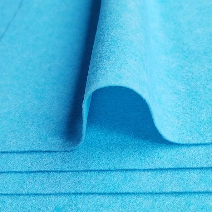 Jtnohx Color Felt, Soft Felt Sheets, 1.4mm Thick 8"x12" Handicraft Felt Fabrics