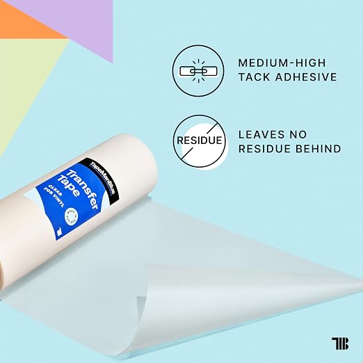 TapeManBlue Clear Transfer Tape