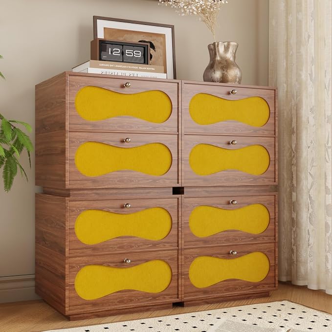 CRE8TIVE Mustard Yellow Velvet Drawer Liner Felt Velvet Flocking Liner