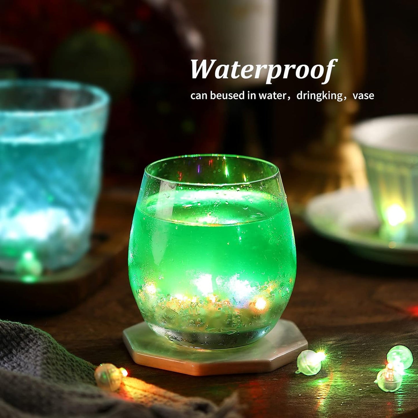ZGWJ 100PCs Mini Led Lights for Paper Lantern, Led Balloons Light up Balloons for Neon Party Lights Easter Eggs Christmas Halloween Birthday Party Wedding Decoration