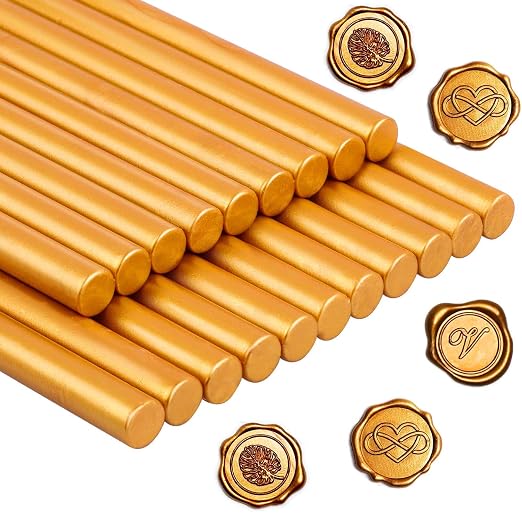 Sealing Wax, Paxcoo 20pcs Wax Seal Sticks, Glue Gun Sealing Wax