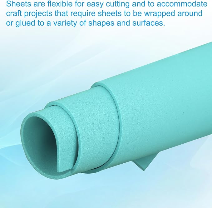 PATIKIL 30 Pack EVA Foam Sheets, Dark Green