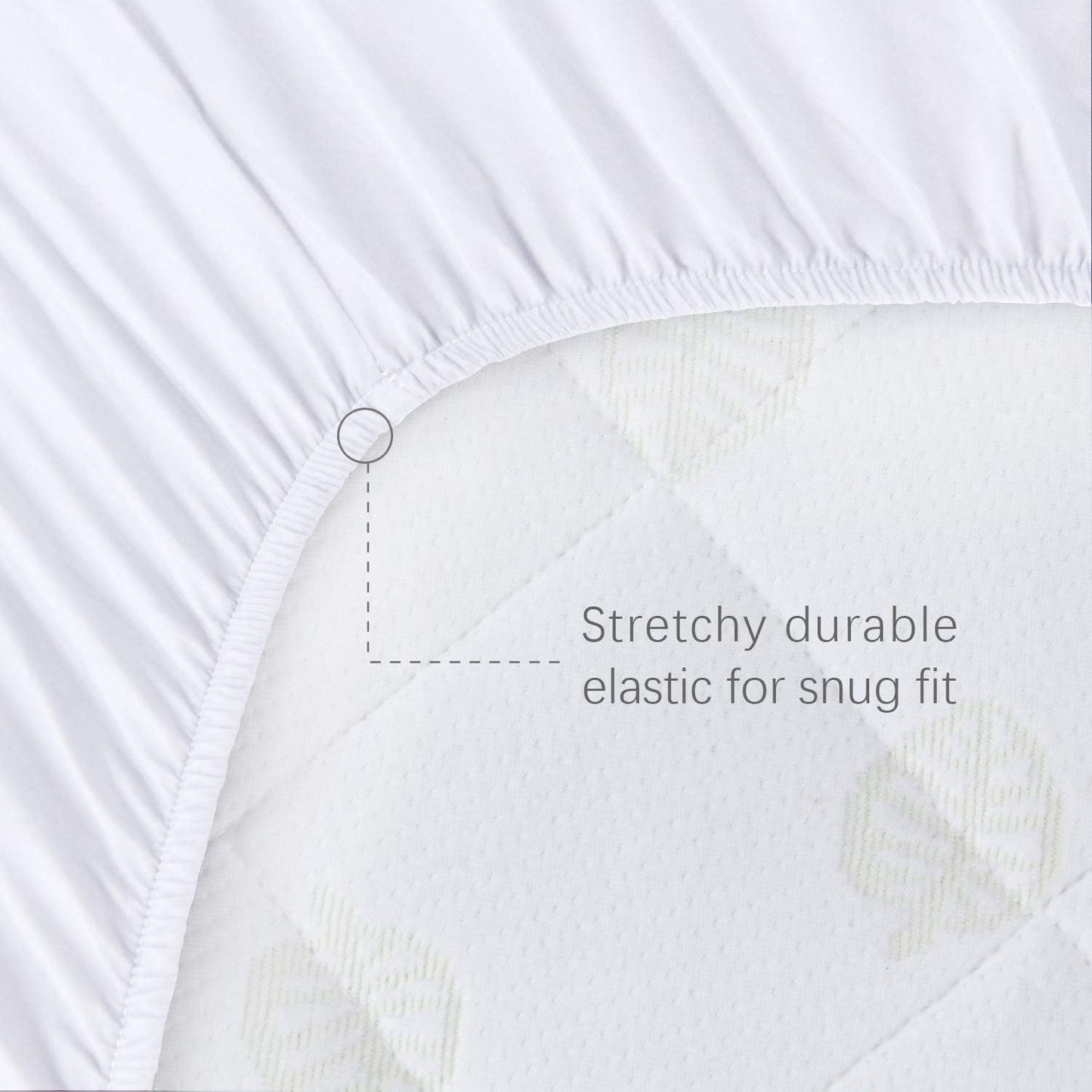 Waterproof Bassinet Mattress Protector, Fit for Airclub Bedside Bassinet, Ultra Soft Breathable, Washer & Dryer