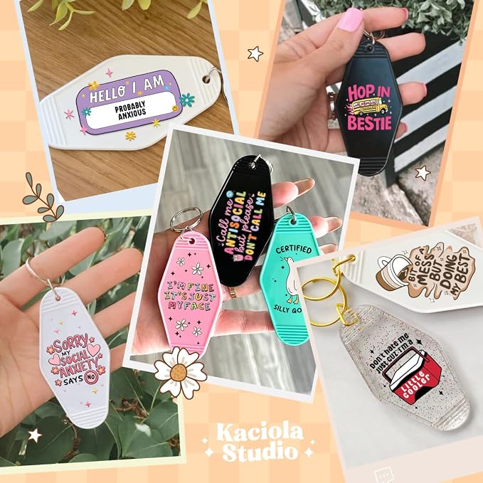 KACIOLA STUDIO Funny UV DTF Wrap Stickers-80PCS Funny Theme UV DTF Stickers