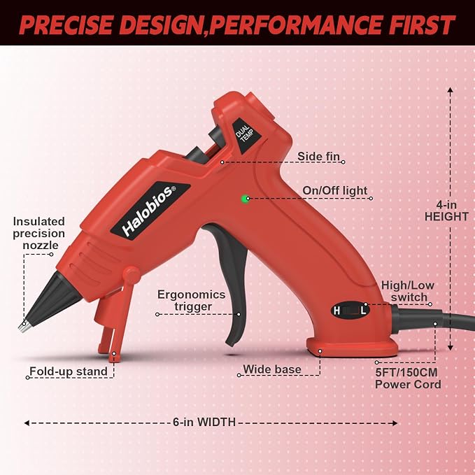 Halobios Mini Dual Temp Hot Glue Gun