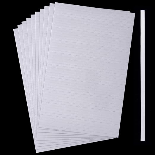 Outus 1000 pcs Foam Sticky Strips Double Sided Foam Tapes 3.9 Inch | 20 Sheets