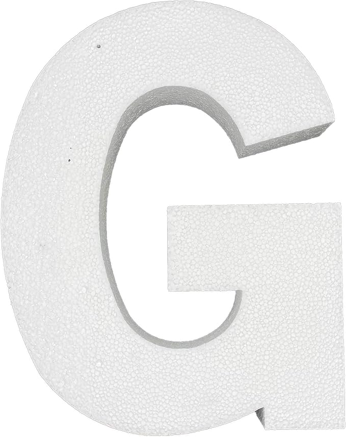 12 Inch Smooth Foam Letters